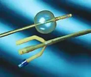 Lubricath – Foley Catheter 3-Way Round Tip 30 cc Balloon 20 Fr. Hydrophilic Polymer Coated Latex – 2551H20