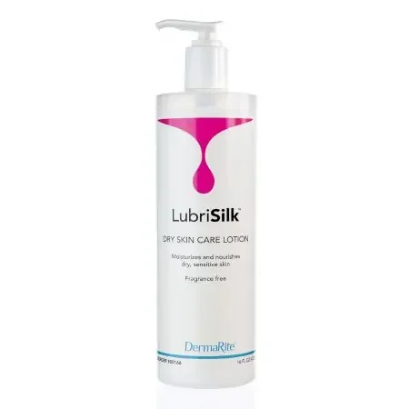 LubriSilk – Hand and Body Moisturizer 16 oz. Pump Bottle Unscented Lotion – 00166P