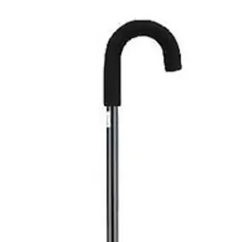 Lumex – Round Handle Cane Aluminum 30 to 39 Inch Height Black – 6223A