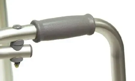 Lumex – Single Release Walker Adjustable Height Aluminum Frame 300 lbs. Weight Capacity 32-1/2 to 39-1/2 Inch Height – 613070A