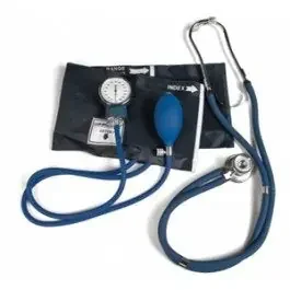 Lumiscope – Aneroid Sphygmomanometer Combo Kit For Nurses and Students Size Large Nylon Cuff 22 Inch Stethoscope Tube Sprague Rappaport Stethoscope – 100-040P