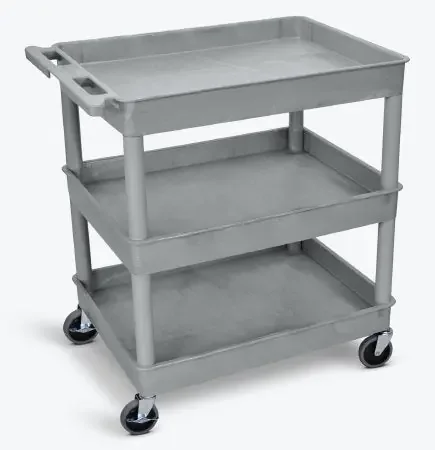 Luxor – Tub Utility Cart 18 X 35-1/4 X 36-1/4 Inch Gray – TC111-G