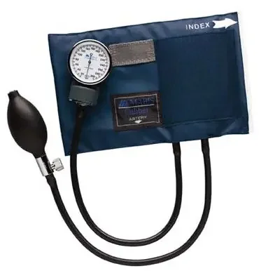 Mabis – Aneroid Sphygmomanometer Unit 2-Tubes Adult Large Cuff – 01-130-016