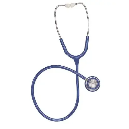 Mabis – Cardiology Stethoscope Blue 1-Tube 22 Inch Tube Single Head Chestpiece – 10-404-010