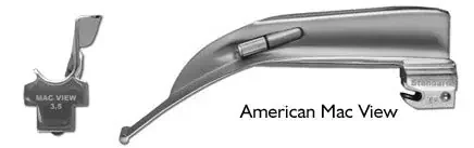 Mac View – Laryngoscope Blade Macintosh American Type Size 3.5 Extended Medium Adult – 5-5054-35