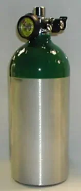 Mada Medical – Oxygen Cylinder (Empty) Size M9 Aluminum – 1403ME