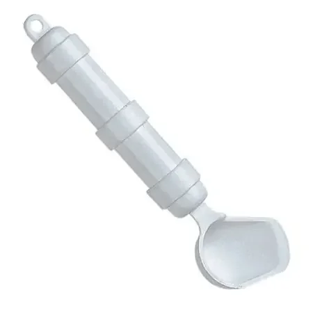 Maddak – Spoon Angled / Right Handed White Plastic – 746460001