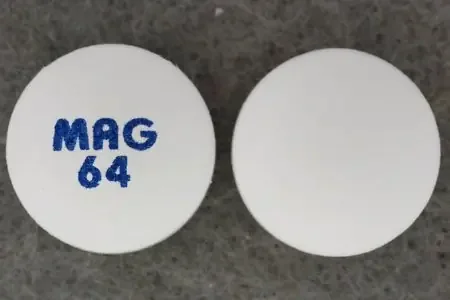 Mag 64 – Mineral Supplement Magnesium Chloride 64 mg Strength Tablet 60 per Bottle – 68585000575