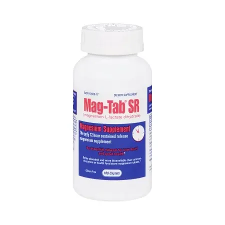 Mag-Tab SR – Mineral Supplement Magnesium 84 mg Strength Tablet 100 per Pack – 59016042019