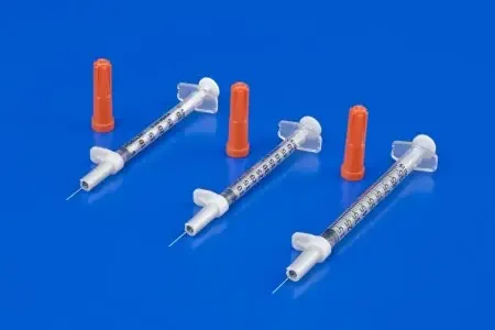 Magellan – Insulin Syringe with Needle 0.3 mL 29 Gauge 1/2 Inch Regular Wall Sliding Safety Needle – 8881892930