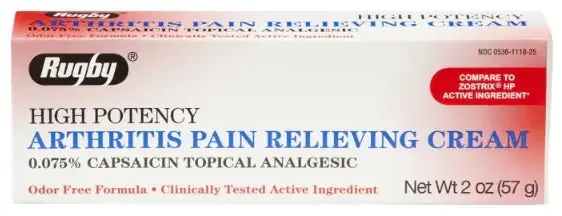 Major – Topical Pain Relief 0.075% Strength Capsaicin Cream 2 oz. – 00536111825