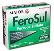 Major Pharmaceuticals – Mineral Supplement Iron 325 mg Strength Tablet 1000 per Bottle – 00904759080