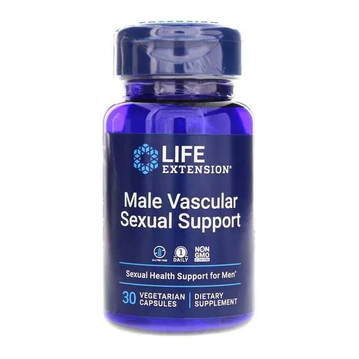 Male Vascular Sexual Support, 30 vegetarian capsules