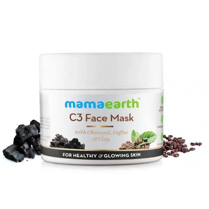 MamaEarth Charcoal, Coffee and Clay Face Mask