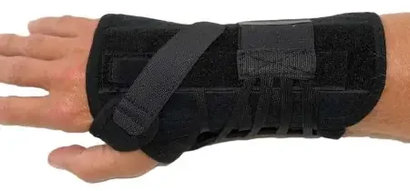 ManaEZ – Wrist Brace Low Profile Right Hand Black One Size Fits Most – EZW3908R
