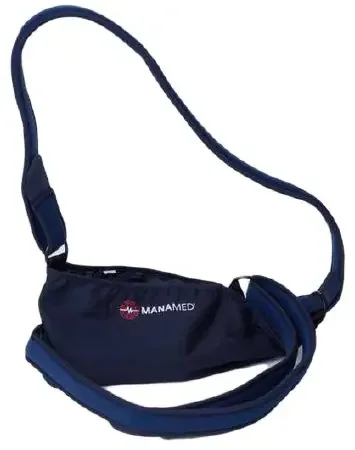 ManaEZ Sling – Shoulder Immobilizer with Waist Strap X-Large Cotton / Foam / Nylon / Plastic D- Ring / Hook and Loop Strap Closure Envelope Left or Right Arm – EZSL01 XL