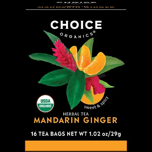 Mandarin Ginger Tea Choice Organic Tea C60039