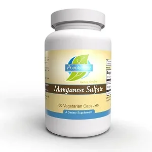 Manganese Sulfate 400mg (60 Vegetarian Capsules)