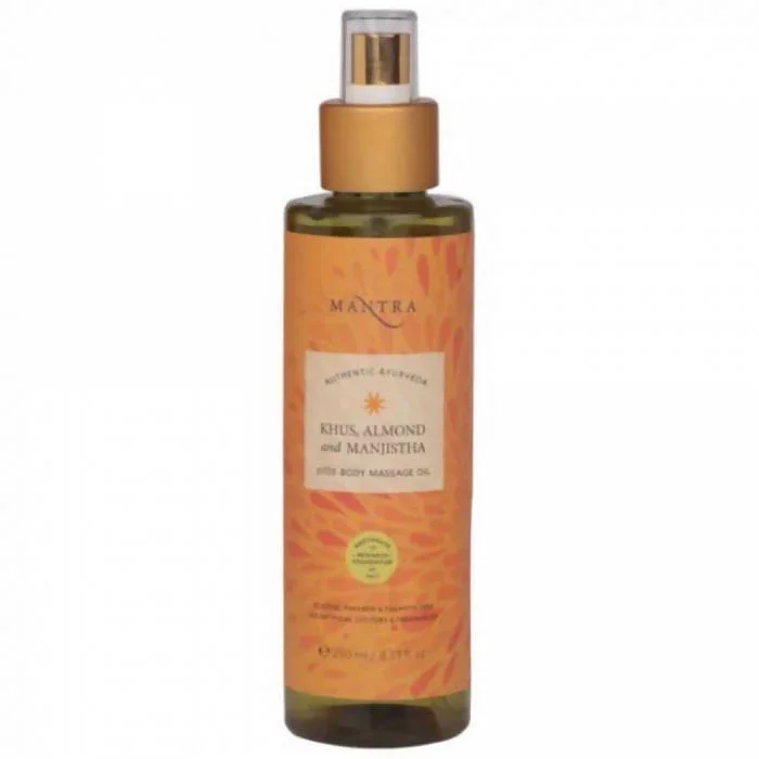 Mantra Herbal Khus, Almond And Manjistha Pitta Body Massage Oil