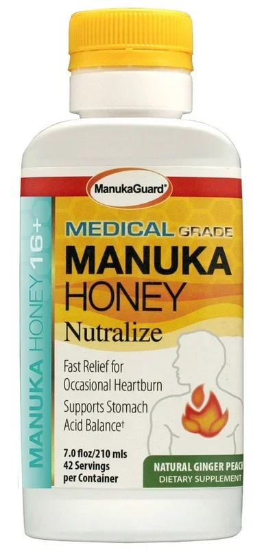 ManukaGuard Nutralize Ginger Peach 7 oz Liquid