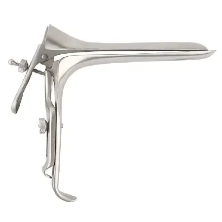 Marina – Vaginal Speculum Clinton-Pederson NonSterile Surgical Grade German Stainless Steel X-Large Right Side Open Reusable Without Light Source Capability – 250-609