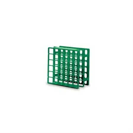 Market Lab – Blood Tube Rack 36 Place 13 mm Tube Size Green 2-1/4 X 4-1/4 X 4-1/4 Inch – 5013-GN