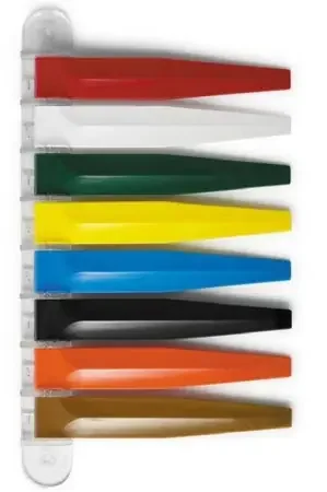 Market Lab – Exam Room Signal Flag Wall Mount 4 Flag 1-3/4 X 7-1/4 X 7-3/4 Inch – 5409