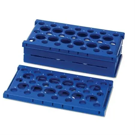 Market Lab – Expanding / Collapsing Rack Test Tube Rack 12 / 21 Place 15 / 50 mL Tube Size Blue – 13022-BL