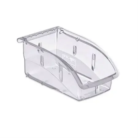 Market Lab – Extreme Temperature Storage Bin Clear Polycarbonate 3-1/4 X 4-1/8 X 7-3/8 Inch – 7991