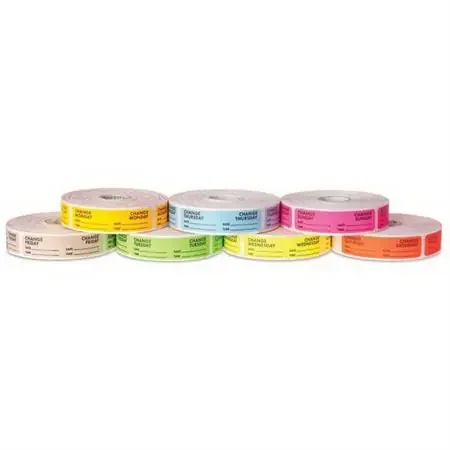 Market Lab – Pre-Printed Label Advisory Label Multicolored Paper IV Daily Change Syringe Label – 6145