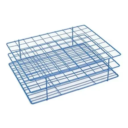 Market Lab – Wire Rack Test Tube Rack 80 Place 16 to 20 mm Tube Size Blue 3-1/8 X 7-3/5 X 9-1/2 Inch – ML107291-BL