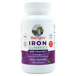 MaryRuth’s Iron Gummies with Vitamin C Grape 60 gummy