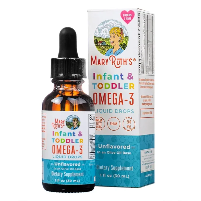 MaryRuth Infant & Toddler Omega-3 Liquid Drops – Unflavored