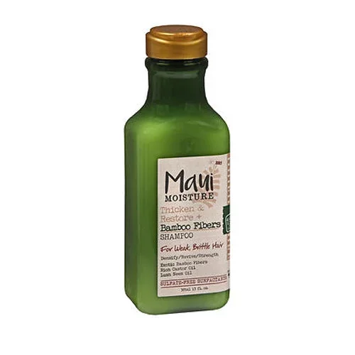 Maui Moisture, Thicken And Restore Plus Bamboo Fibers Shampoo, 13 Oz