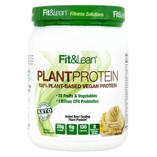 Maximum Human Performance, Fit & Lean Plant Protein, Creamy Vanilla 1 lb