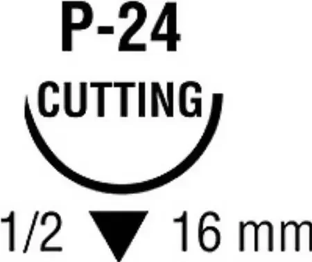 Maxon – Suture with Needle Absorbable Uncoated Clear Suture Monofilament Polyglyconate Size 4 – 0 18 Inch Suture 1-Needle 16 mm Length 1/2 Circle Reverse Cutting Needle – SMM-5831
