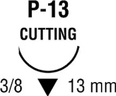 Maxon – Suture with Needle Absorbable Uncoated Clear Suture Monofilament Polyglyconate Size 5 – 0 18 Inch Suture 1-Needle 13 mm Length 3/8 Circle Reverse Cutting Needle – SMM-5526