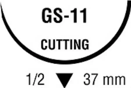 Maxon – Suture with Needle Absorbable Uncoated Green Suture Monofilament Polyglyconate Size 2 – 0 30 Inch Suture 1-Needle 37 mm Length 1/2 Circle Reverse Cutting Needle – 8886675551