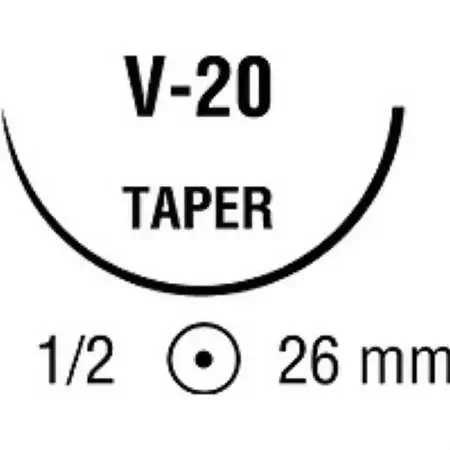 Maxon – Suture with Needle Absorbable Uncoated Green Suture Monofilament Polyglyconate Size 4 – 0 30 Inch Suture 1-Needle 26 mm Length 1/2 Circle Taper Point Needle – 8886623331