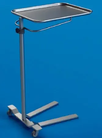 Mayo – Instrument Stand Tray U-Shaped Base 39.5 – 62 Inch 19.125 Inch – FHC8867SS