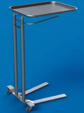 Mayo – Instrument Stand Tray U-Shaped Base 39.5 – 62 Inch 21.25 Inch – FHC8869SS