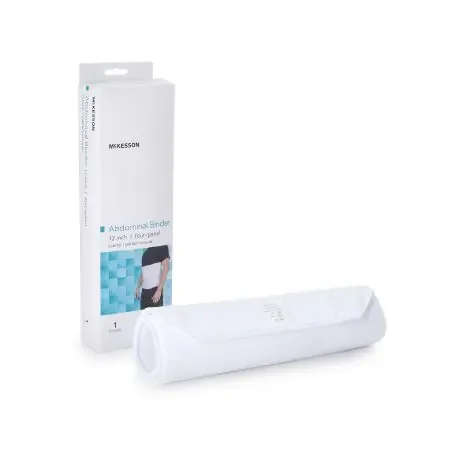 McKesson – Abdominal Binder Small / Medium Hook and Loop Closure 30 to 45 Inch Waist Circumference 12 Inch Height Adult – 155-79-89090