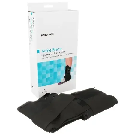 McKesson – Ankle Brace Medium Lace-Up / Figure-8 Strap / Hook and Loop Closure Left or Right Foot – 155-81-97045
