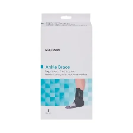 McKesson – Ankle Brace X-Large Lace-Up / Figure-8 Strap / Hook and Loop Closure Left or Right Foot – 155-81-97048