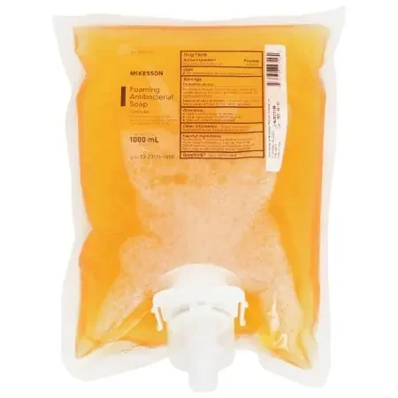 McKesson – Antibacterial Soap Foaming 1,000 mL Dispenser Refill Bag Clean Scent – 53-23126-1000