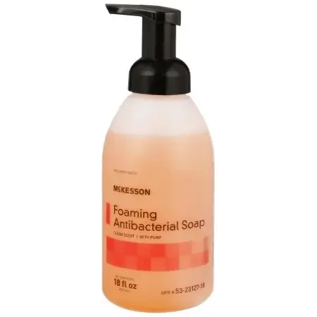 McKesson – Antibacterial Soap Foaming 18 oz. Pump Bottle Clean Scent – 53-23127-18