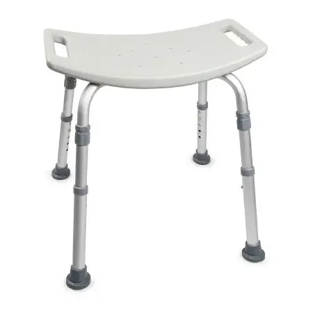 McKesson – Bath Bench Without Arms Aluminum Frame Without Backrest 19-1/4 Inch Seat Width – 146-12203KD-1