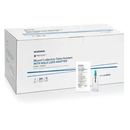 McKesson – Blood Transfer Device with Luer Lock Adapter Clear, Plastic For the Needleless Transfer of Blood – 16-MBT01