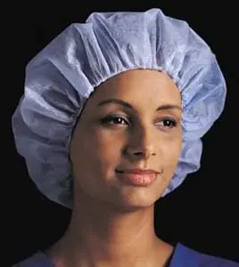 McKesson – Bouffant Cap Blue Elastic Closure – 40171100