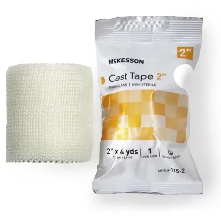 McKesson – Cast Tape 2 Inch X 12 Foot Fiberglass White – 115-2